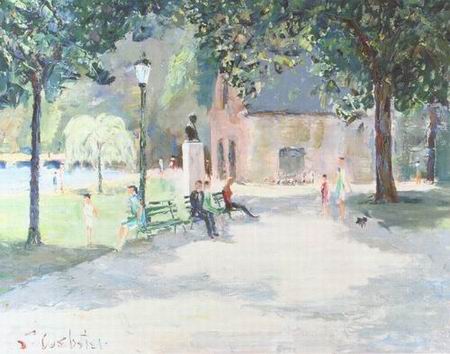 French Countryside oil painting